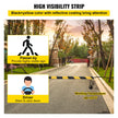 VEVOR  3 Feet Rubber Speed Bump Driveway Modular Heavy Duty Speed Bumps 38.6 x 11.4 x 2.2 Inch 2 Channel Cable Protector Ramp for Garage Gravel Roads Asphalt Concrete