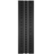 VEVOR  3 Feet Rubber Speed Bump Driveway Modular Heavy Duty Speed Bumps 38.6 x 11.4 x 2.2 Inch 2 Channel Cable Protector Ramp for Garage Gravel Roads Asphalt Concrete