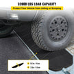 VEVOR Curb Ramp, 1 Pack Rubber Driveway Ramps, Heavy Duty 32000 lbs Weight Capacity Threshold Ramp, 2.6 inch High Curbside Bridge Ramps for Loading Dock Garage Sidewalk? Expandable Full Ramp Set