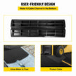 VEVOR Curb Ramp, 1 Pack Rubber Driveway Ramps, Heavy Duty 32000 lbs Weight Capacity Threshold Ramp, 2.6 inch High Curbside Bridge Ramps for Loading Dock Garage Sidewalk? Expandable Full Ramp Set