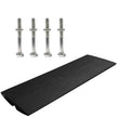 VEVOR Curb Ramp, 1 Pack Rubber Driveway Ramps, Heavy Duty 32000 lbs Weight Capacity Threshold Ramp, 2.6 inch High Curbside Bridge Ramps for Loading Dock Garage Sidewalk? Expandable Full Ramp Set