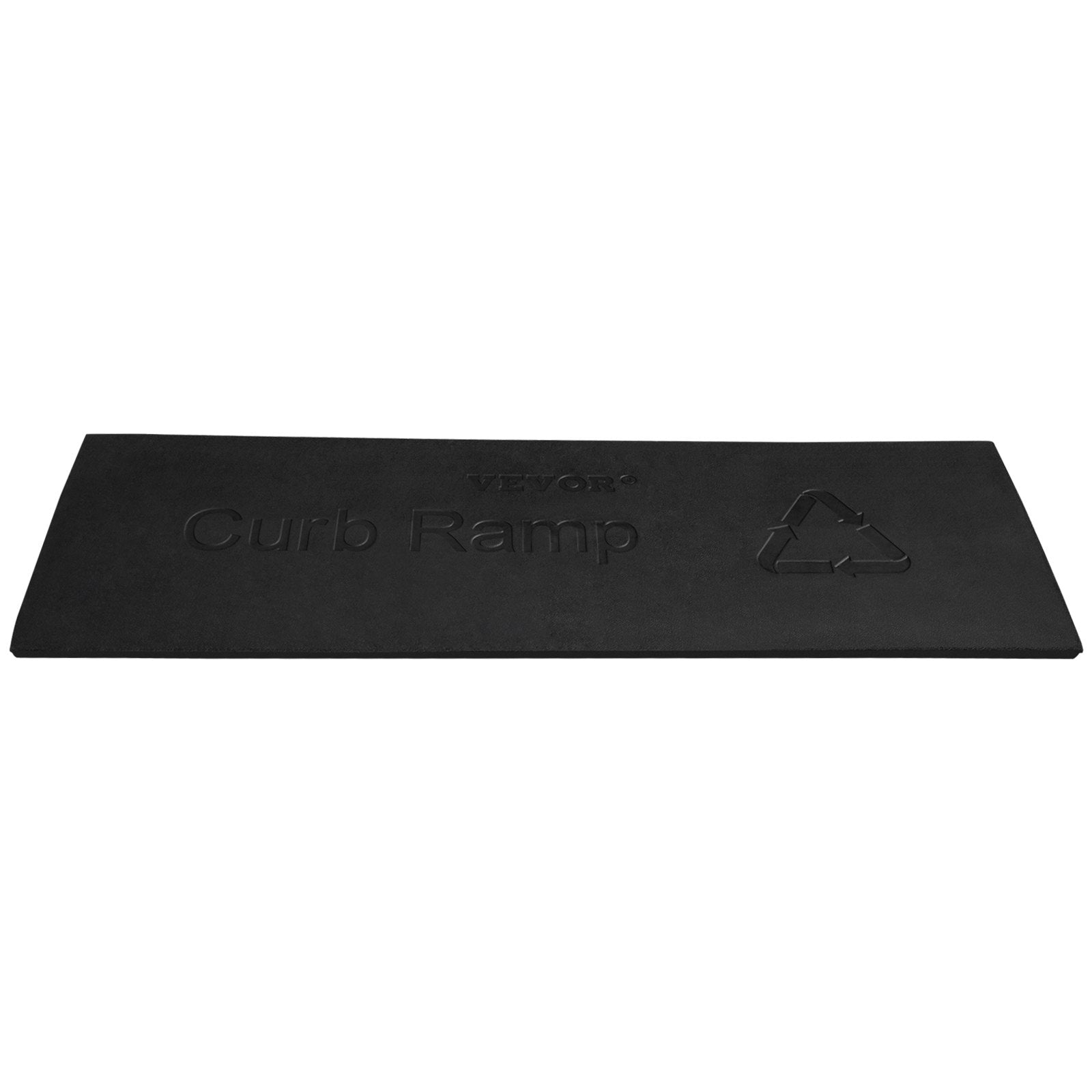 VEVOR Curb Ramp, 1 Pack Rubber Driveway Ramps, Heavy Duty 32000 lbs Weight Capacity Threshold Ramp, 2.6 inch High Curbside Bridge Ramps for Loading Dock Garage Sidewalk? Expandable Full Ramp Set