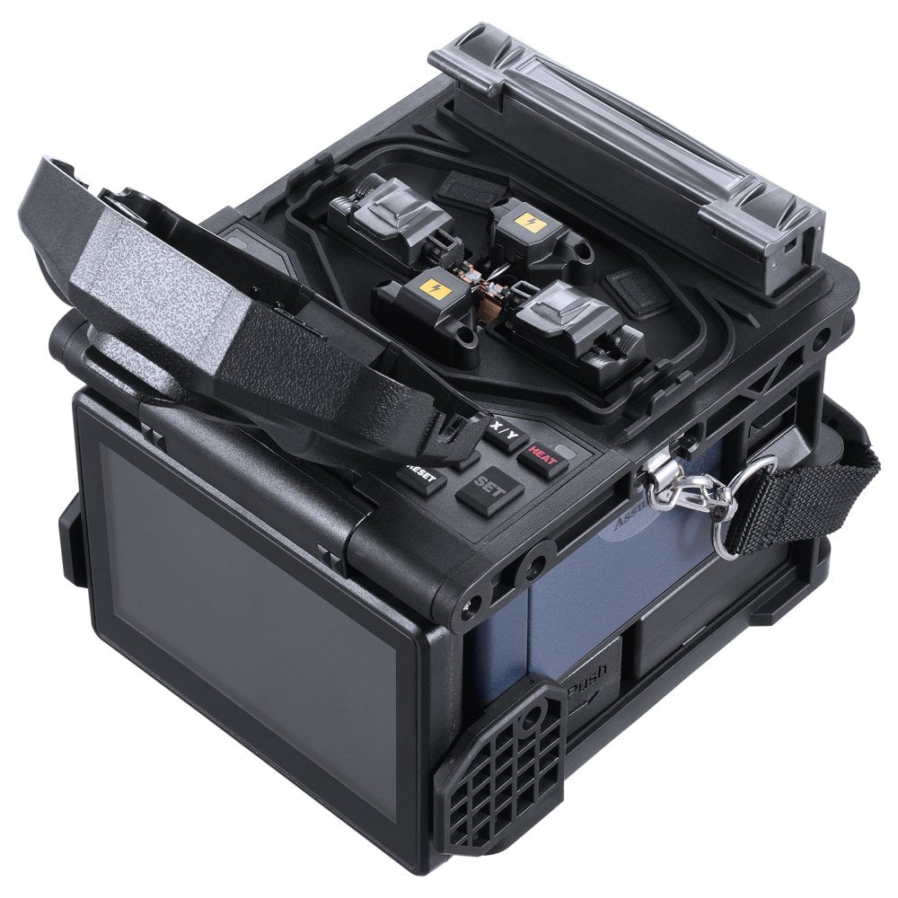 VEVOR Fiber Fusion Splicer 6 Motors Core Alignment with 6s Splicing 13s Heating