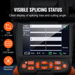 VEVOR Fiber Fusion Splicer 4 Motors, Clad Alignment Fiber Optic Fusion Splicer Kit w/ 4