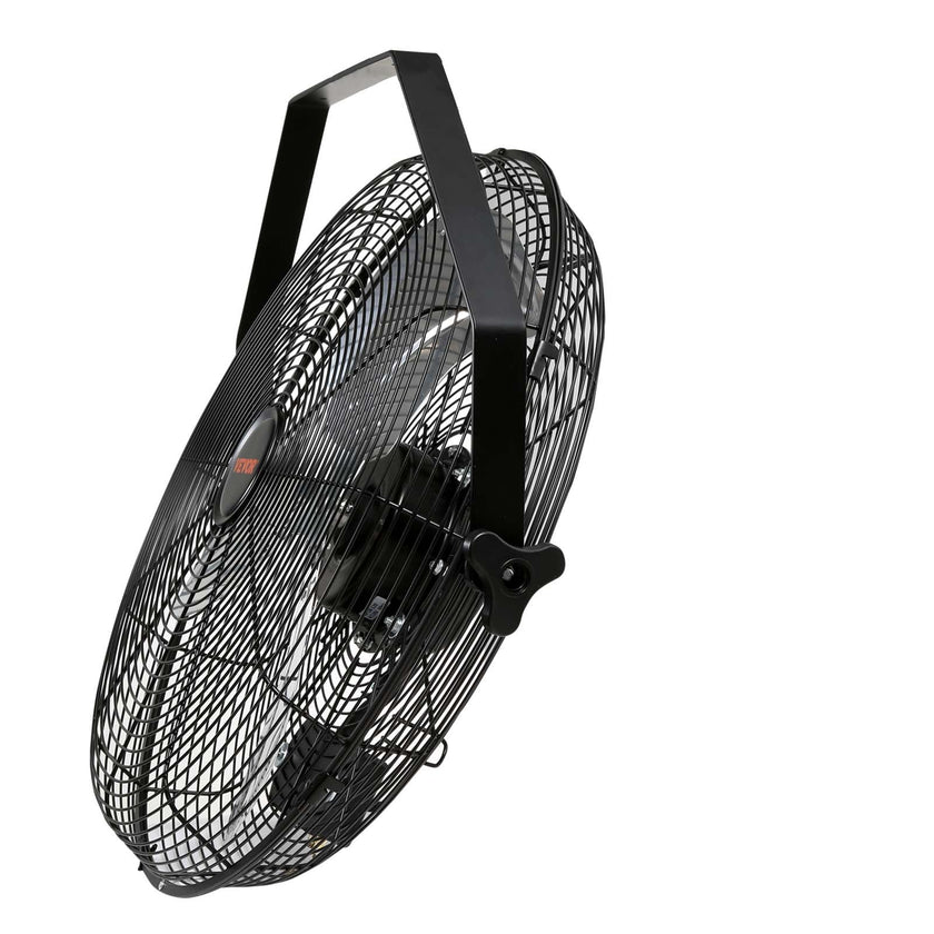 VEVOR Wall Mount Fan, 2 PCS 18 inch Manual 360-Degree Tilt Adjustment, 3-speed High Velocity Max. 4000 CFM Industrial Wall Fan for Indoor, Commercial, Warehouse, Workshop, Basement, Garage