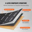 VEVOR Car Sound Deadening Mat, 200 mil 25 sqft Car Sound Dampening Material, Butyl Automotive Sound Deadener, Noise Insulation and Vibration Dampening Material for Car
