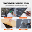 VEVOR Car Sound Deadening Mat, 200 mil 25 sqft Car Sound Dampening Material, Butyl Automotive Sound Deadener, Noise Insulation and Vibration Dampening Material for Car
