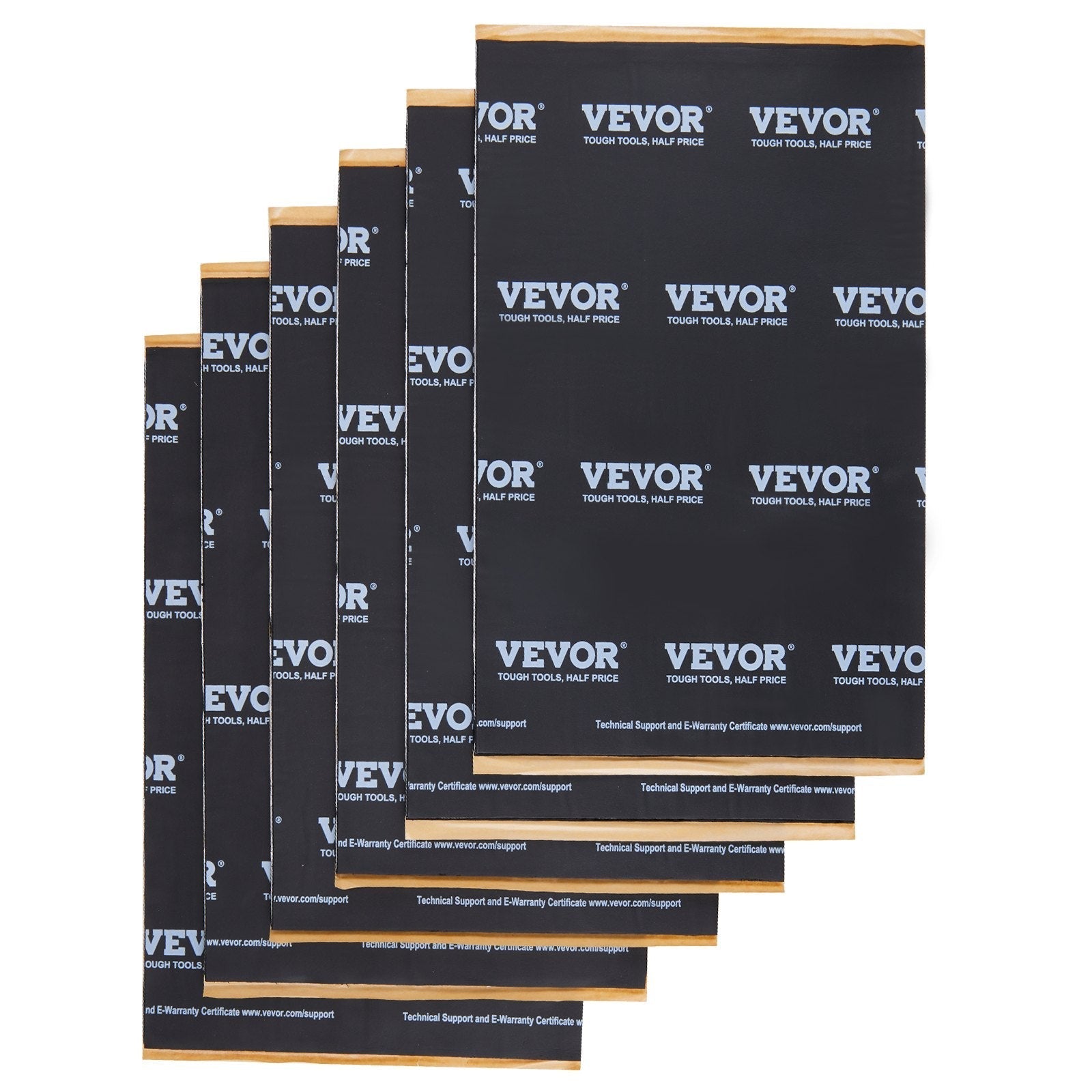 VEVOR Car Sound Deadening Mat, 200 mil 25 sqft Car Sound Dampening Material, Butyl Automotive Sound Deadener, Noise Insulation and Vibration Dampening Material for Car