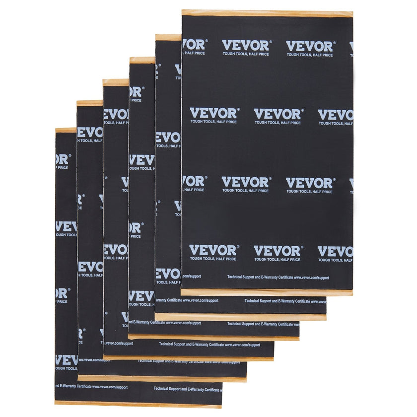 VEVOR Car Sound Deadening Mat, 200 mil 25 sqft Car Sound Dampening Material, Butyl Automotive Sound Deadener, Noise Insulation and Vibration Dampening Material for Car