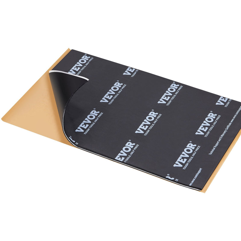 VEVOR Car Sound Deadening Mat, 200 mil 25 sqft Car Sound Dampening Material, Butyl Automotive Sound Deadener, Noise Insulation and Vibration Dampening Material for Car