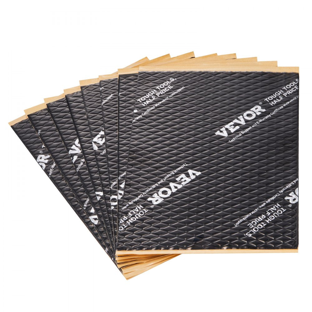 VEVOR Car Sound Deadening Mat, 80 mil 10 sqft Car Sound Dampening Material, Butyl Automotive Sound Deadener, Noise Insulation and Vibration Dampening Material for Car