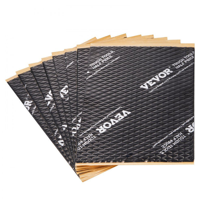 VEVOR Car Sound Deadening Mat, 80 mil 10 sqft Car Sound Dampening Material, Butyl Automotive Sound Deadener, Noise Insulation and Vibration Dampening Material for Car