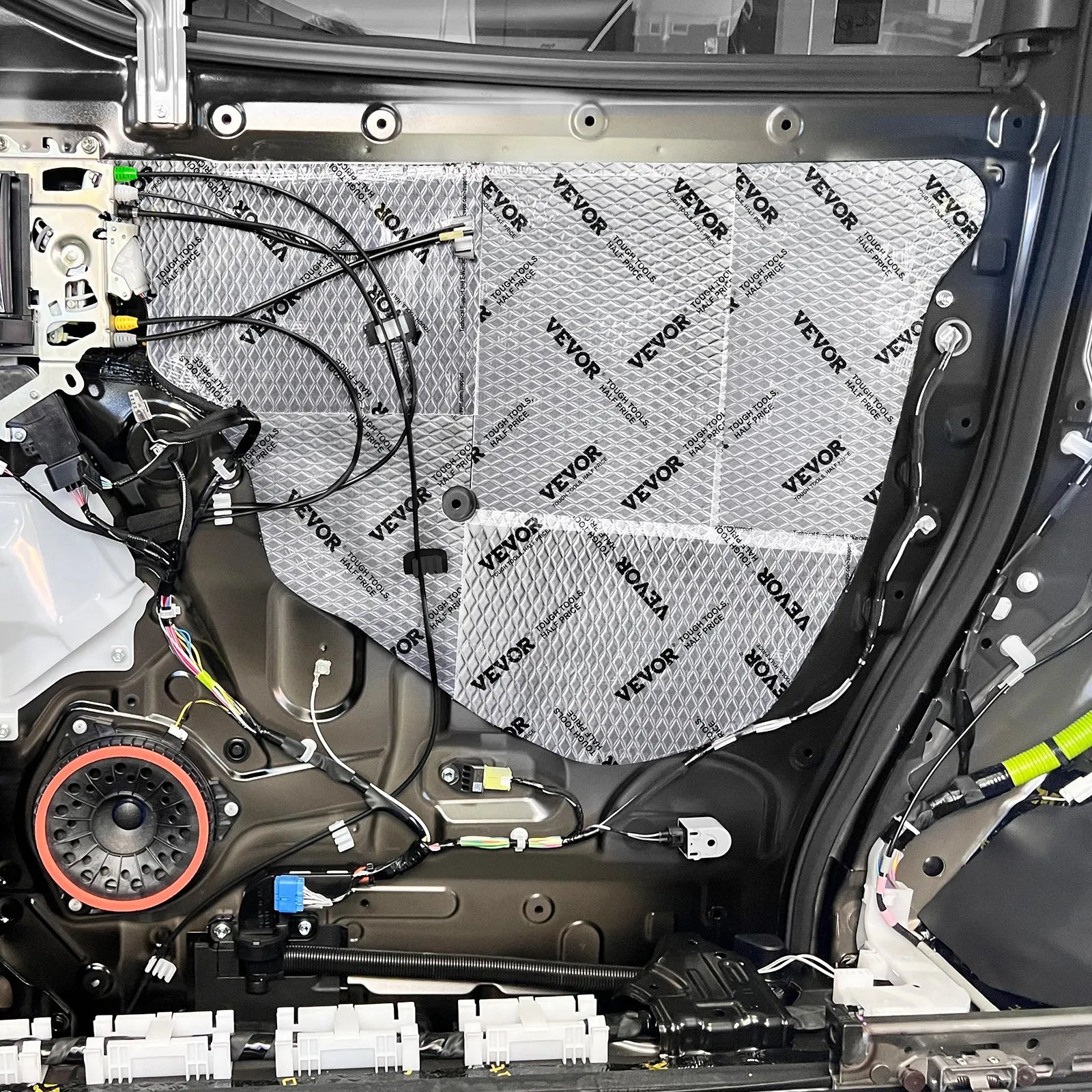 VEVOR Car Sound Deadening Mat, 50 mil 52 sqft Car Sound Dampening Material, Butyl Automotive Sound Deadener, Noise Insulation and Vibration Dampening Material for Car