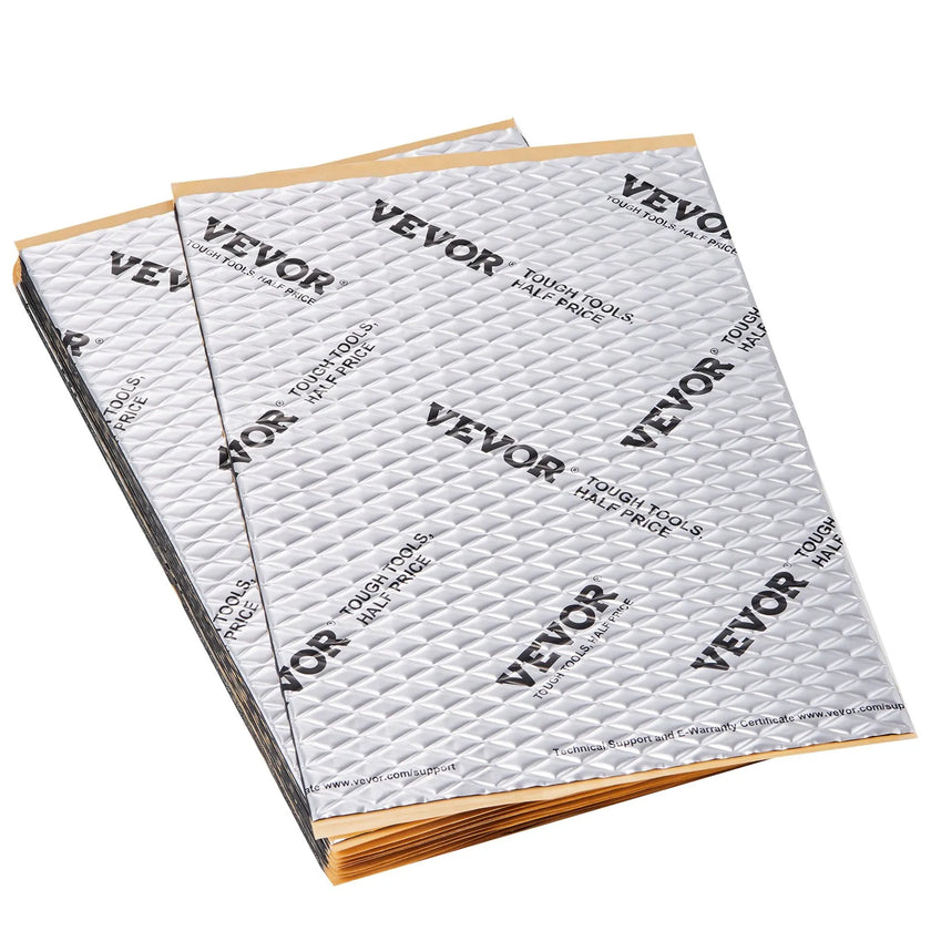 VEVOR Car Sound Deadening Mat, 50 mil 52 sqft Car Sound Dampening Material, Butyl Automotive Sound Deadener, Noise Insulation and Vibration Dampening Material for Car