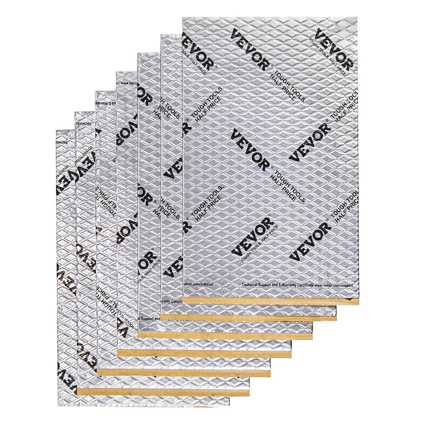 VEVOR Car Sound Deadening Mat, 50 mil 52 sqft Car Sound Dampening Material, Butyl Automotive Sound Deadener, Noise Insulation and Vibration Dampening Material for Car
