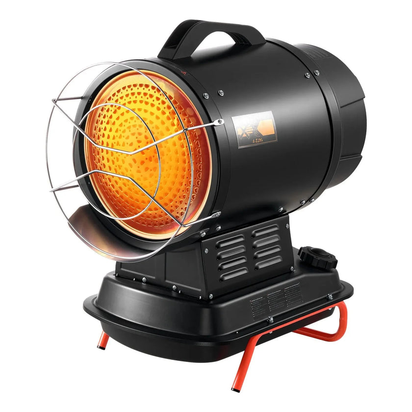 VEVOR 70,000 BTU Radiant Kerosene Diesel Heater – Portable Industrial Space Heater with Adjustable Temperature & Handle for Garage, Jobsite, Workshop, and Warehouse Heating