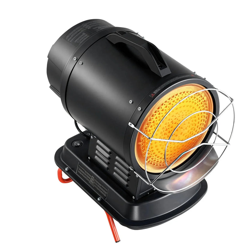 VEVOR 70,000 BTU Radiant Kerosene Diesel Heater – Portable Industrial Space Heater with Adjustable Temperature & Handle for Garage, Jobsite, Workshop, and Warehouse Heating