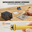 VEVOR Wood Burning Kit, 200~700°C Adjustable Temperature with Display, Wood Burner with 1 Pyrography Pen, 23 Wire Nibs, 1 Pen Holder, 4 Wood Chip, 1 Screwdriver, 1 Tweezers, 1 Craft Knife,1 Sponge