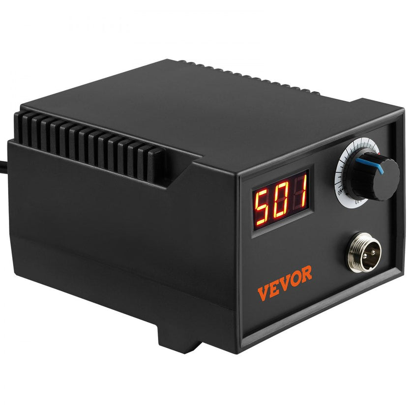 VEVOR Wood Burning Kit, 200~700°C Adjustable Temperature with Display, Wood Burner with 1 Pyrography Pen, 23 Wire Nibs, 1 Pen Holder, 4 Wood Chip, 1 Screwdriver, 1 Tweezers, 1 Craft Knife,1 Sponge