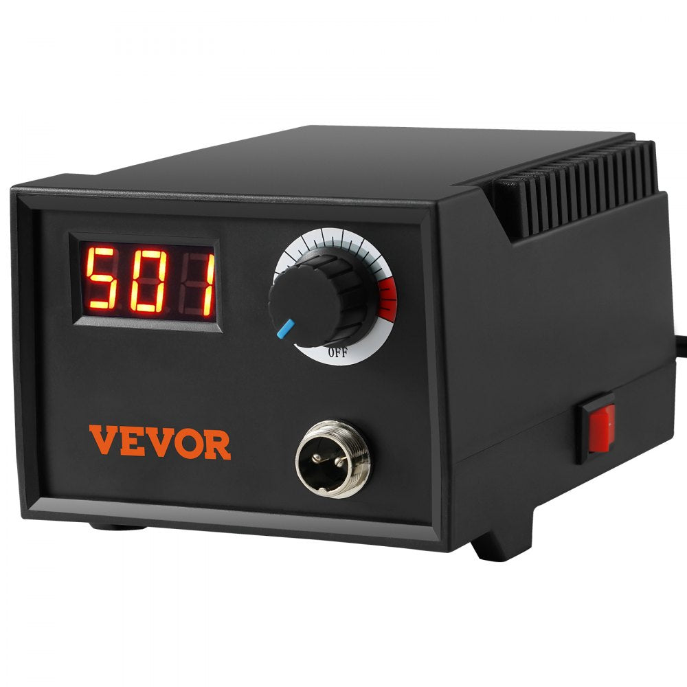 VEVOR Wood Burning Kit, 200~700°C Adjustable Temperature with Display, Wood Burner with 1 Pyrography Pen, 23 Wire Nibs, 1 Pen Holder, 4 Wood Chip, 1 Screwdriver, 1 Tweezers, 1 Craft Knife,1 Sponge