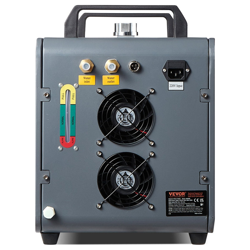 VEVOR Industrial Water Chiller KH-6000 12 L 7.8 L/min Laser Chiller Compressor
