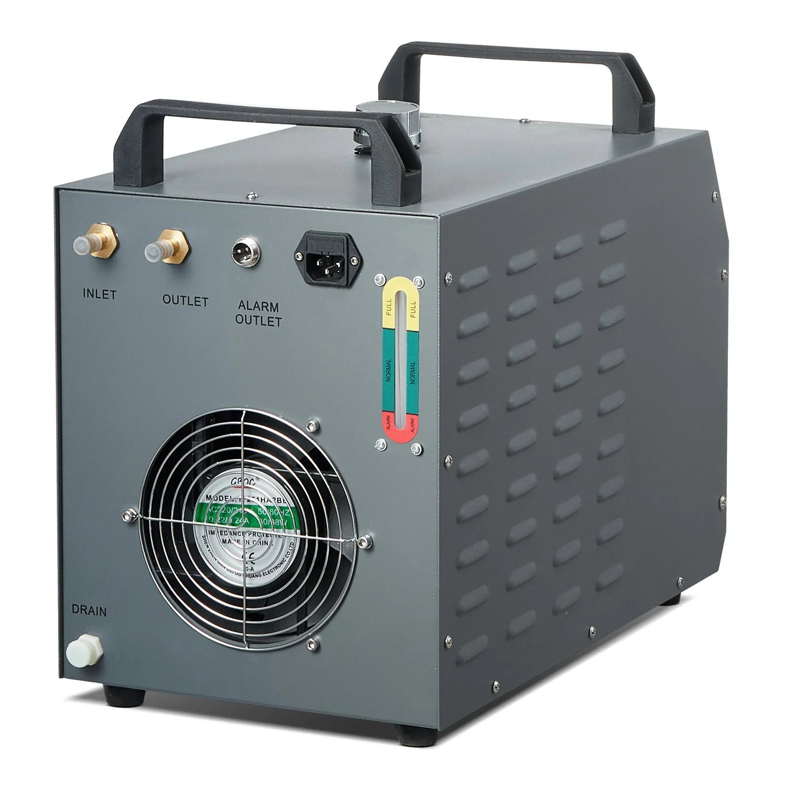 VEVOR Industrial Water Chiller, CW-3000(PRO), 150W Air-Cooled Industrial Water Cooler Cooling System with 12L Water Tank Capacity 18 L/min Max Flow Rate, for Laser Engraving Machine Cooling Machine