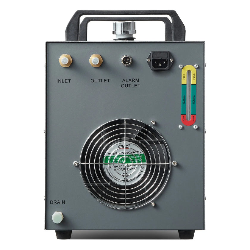 VEVOR Industrial Water Chiller, CW-3000(PRO), 150W Air-Cooled Industrial Water Cooler Cooling System with 12L Water Tank Capacity 18 L/min Max Flow Rate, for Laser Engraving Machine Cooling Machine