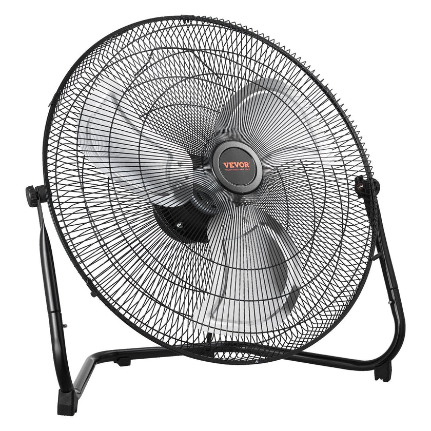 VEVOR 18 In Floor Fan 3 Speed 360° Adjustable Tilt High-Velocity Industrial Fan