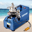 VEVOR High Pressure Compressor, 4500PSI/30MPA/300BAR High Pressure Air Compressor, 1800W 110V Manual Stop Air Rifle Compressor Suitable for Paintball Air Rifle, PCP Rifle, Air Pistol, Diving Bottle