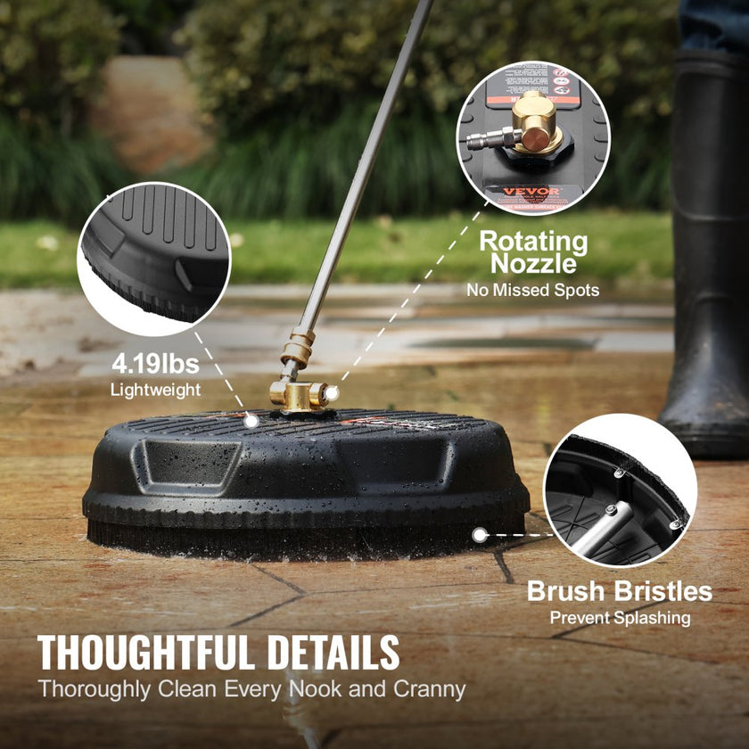 VEVOR Pressure Washer Surface Cleaner Universal 15