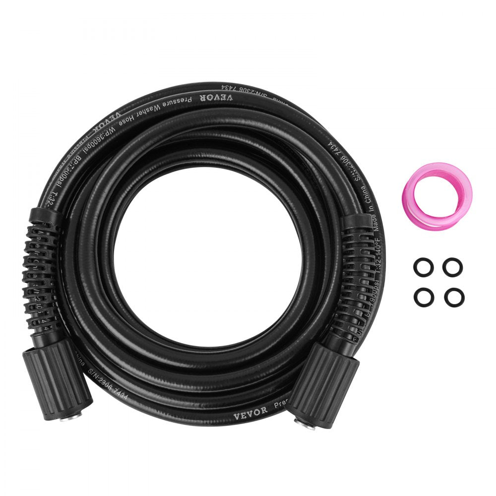 VEVOR Pressure Washer Hose, 25 FT, 1/4