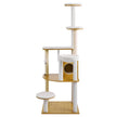 VEVOR Large Cat Tree Tall Cat Tower Multi-level Condo Play House for Indoor Cat