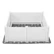 VEVOR Dog Whelping Box 48x48x18.1 inch with Height Adjustable Door for Large Dog