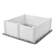 VEVOR Dog Whelping Box 48x48x18.1 inch with Height Adjustable Door for Large Dog