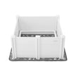 VEVOR Dog Whelping Box 38.6x38.6x18.1 inch Door Height Adjustable for Medium Dog