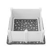 VEVOR Dog Whelping Box 38.6x38.6x18.1 inch Door Height Adjustable for Medium Dog