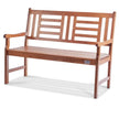 VEVOR Outdoor Bench, 48 inches Wood Garden Bench for Outdoors, 700 lbs Load Capacity Bench, Outdoor Garden Park Bench with Backrest and Armrests, Patio Bench for Garden, Park, Yard, Front Porch