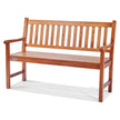 VEVOR Outdoor Bench, 50 inches Wood Garden Bench for Outdoors, 800 lbs Load Capacity Bench, Outdoor Garden Park Bench with Backrest and Armrests, Patio Bench for Garden, Park, Yard, Front Porch