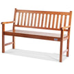 VEVOR Outdoor Bench, 50 inches Wood Garden Bench for Outdoors, 800 lbs Load Capacity Bench, Outdoor Garden Park Bench with Backrest and Armrests, Patio Bench for Garden, Park, Yard, Front Porch