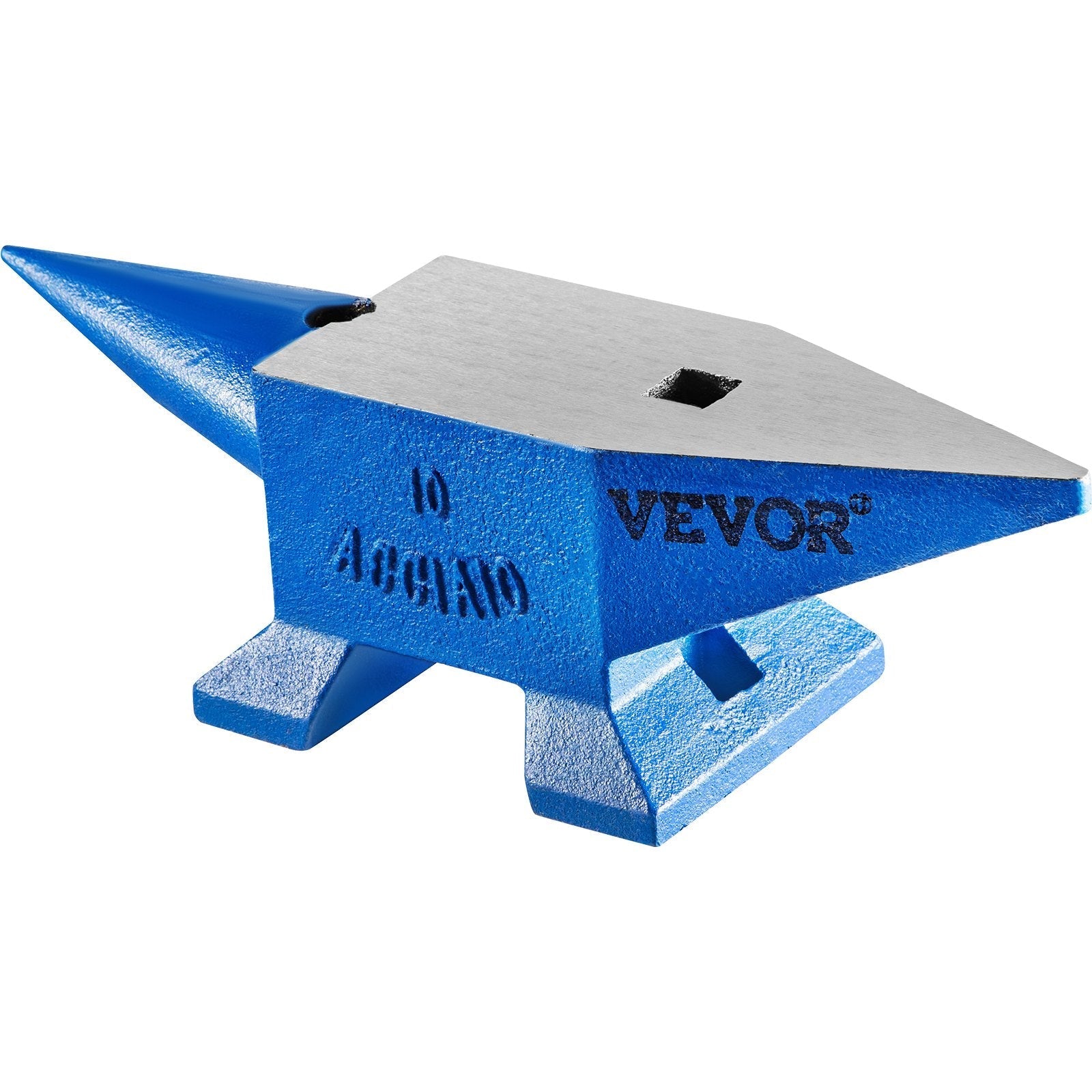 Steel Anvil Blacksmith 22LBS (10KG) Forged Steel W/ Round And Square Hole