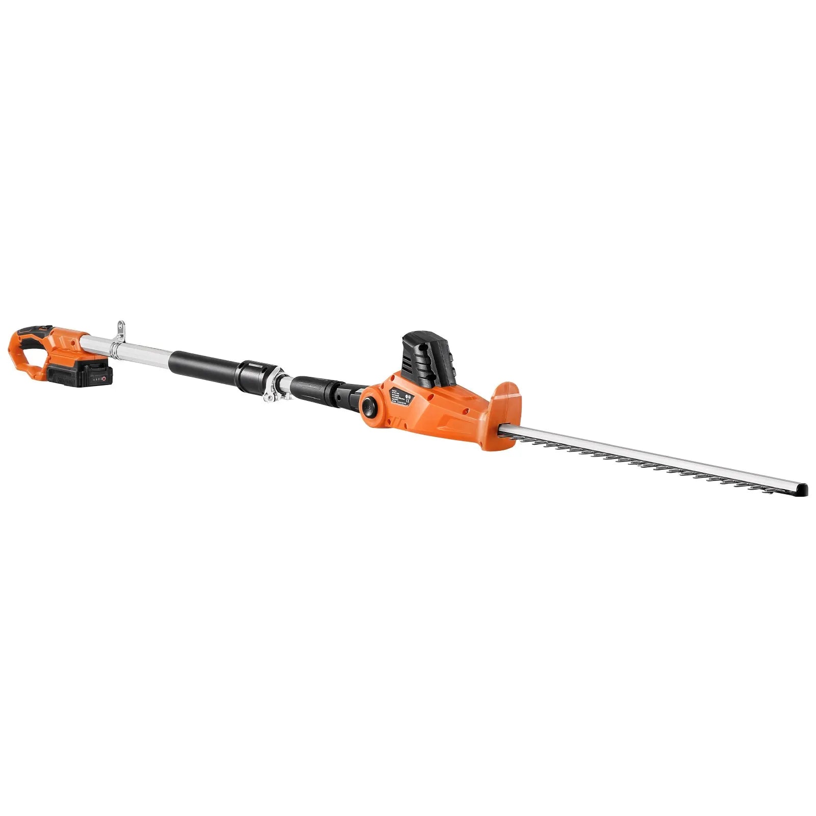 VEVOR Extendable Cordless Electric Hedge Trimmer 20V 1200RMP with 20in Blade