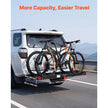 VEVOR 2-in-1 Hitch Cargo Carrier with Bike Rack – 62