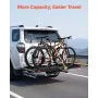 VEVOR 2-in-1 Hitch Cargo Carrier with Bike Rack – 62
