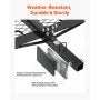 VEVOR 2-in-1 Hitch Cargo Carrier with Bike Rack – 62