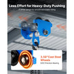 Manual Push Beam Trolley – 4400 lb Capacity Adjustable I-Beam Hoist Trolley