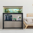 VEVOR Aquarium Stand, 40 Gallon Fish Tank Stand, 36.5 x 18.5 x 29.5 in Steel Turtle Tank Stand, 335 lbs Load Capacity, Reptile Tank Stand with Storage, Hardware Kit, and Non-slip Feet, Black