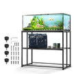VEVOR Aquarium Stand, 40 Gallon Fish Tank Stand, 36.5 x 18.5 x 29.5 in Steel Turtle Tank Stand, 335 lbs Load Capacity, Reptile Tank Stand with Storage, Hardware Kit, and Non-slip Feet, Black