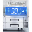 VEVOR Chef Base Refrigerator, 72