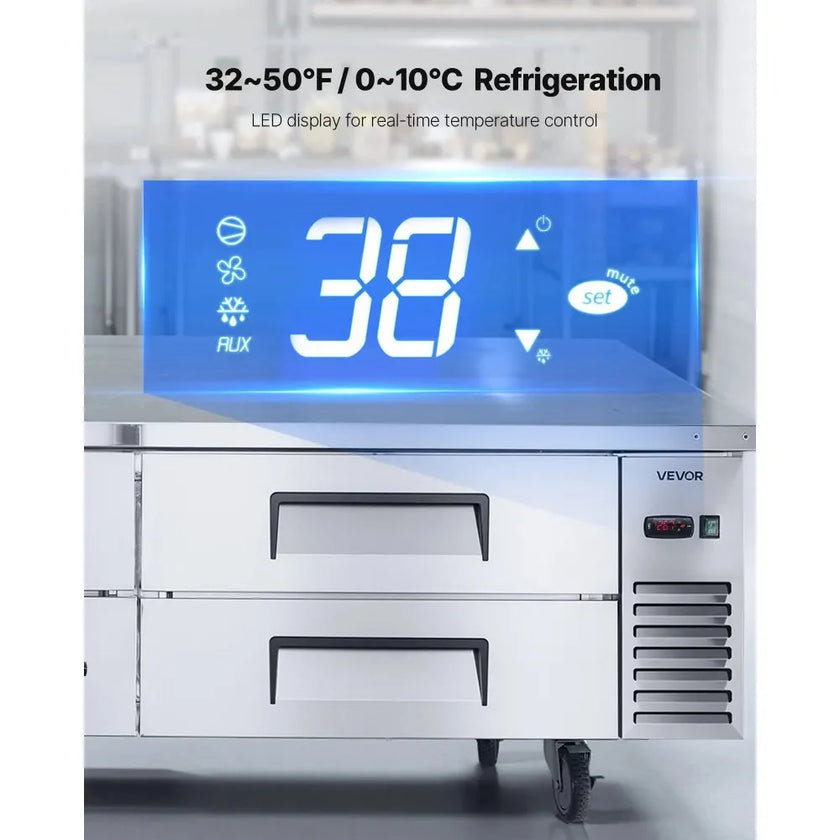 VEVOR Chef Base Refrigerator, 72