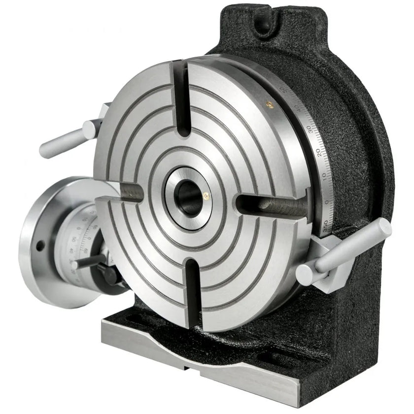 VEVOR Rotary Table 8Inch Horizontal Vertical HV8 Precision 3MT Milling Drilling Machine Vernier Reading Milling Drilling Boring